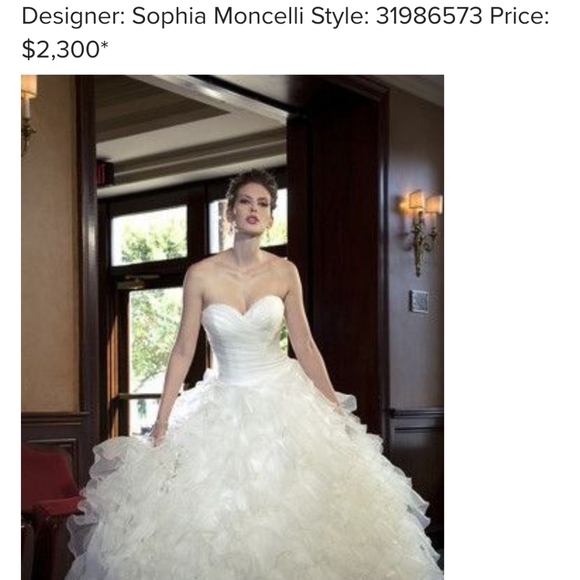 Sophia Moncelli Wedding Dress - Picture 2 of 6